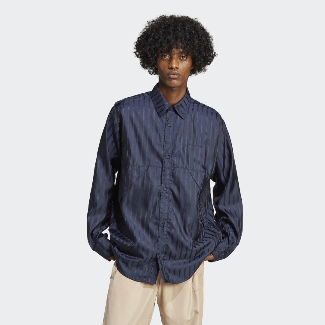 Košeľa adidas Originals RIFTA City Boy Oversized Shirt Navy | IC8406, 0