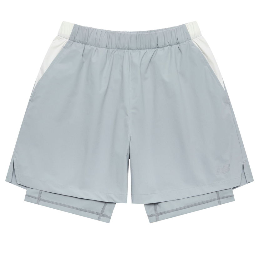 Šortky New Balance 2-In-1 Logo Training Shorts Šedá | NVE25121-GR