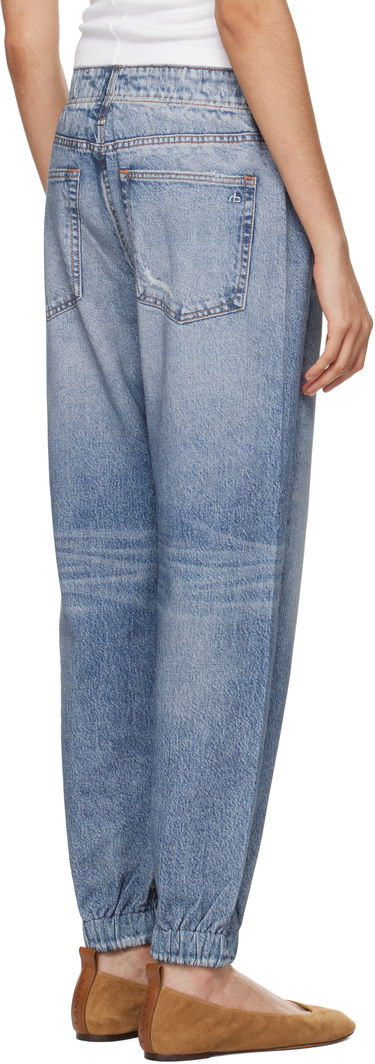 Džínsy rag & bone Miramar Terry Jogger Lounge Pants Modrá | WCW23F70008200, 2