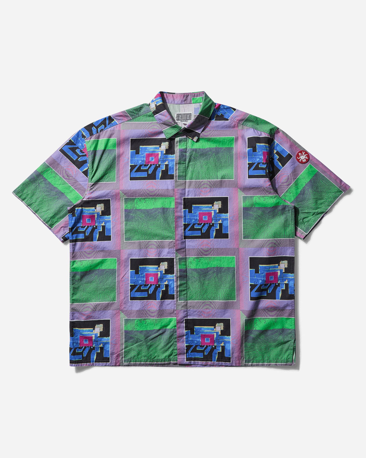 Košeľa Cav Empt Galatea Galante VH Print Short Sleeve Shirt Rôznofarebný | CES27SH10 PURPLE, 1