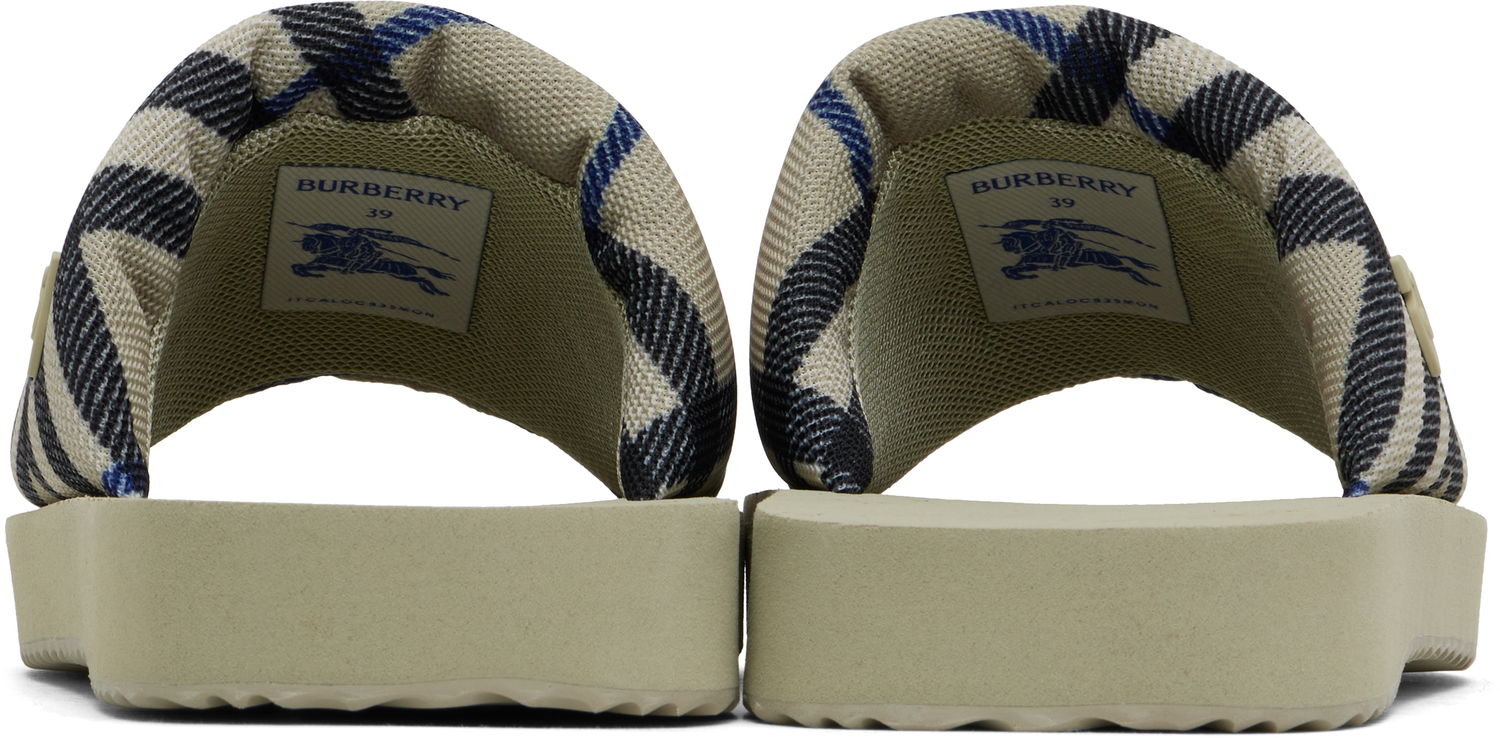 Tenisky a topánky Burberry Burberry Check Trek Sandals Béžová | 8101615, 1