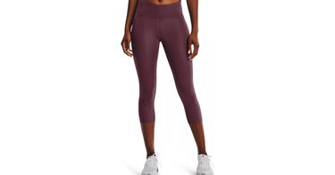 Legíny Under Armour Under Armour Fly Fast 2.0 HeatGear Cropped Leggings Vínová | 1356180-554, 1