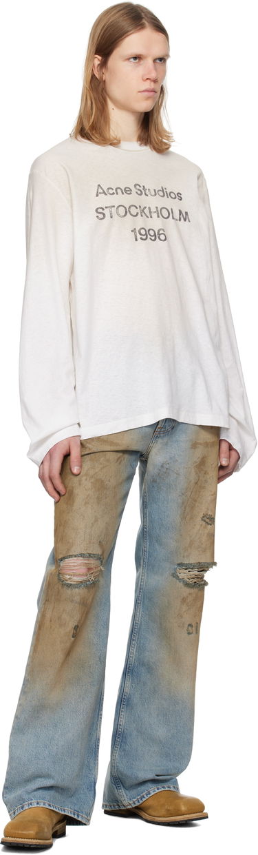 Džínsy Acne Studios Acne Studios Loose Fit 2021M Jeans Modrá | B00403-, 3
