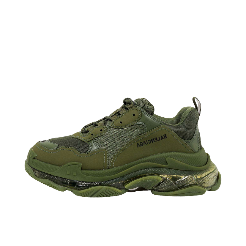 Tenisky a topánky Balenciaga Triple S Clear Sole Dark Green Zelené | 541624W2GA12325