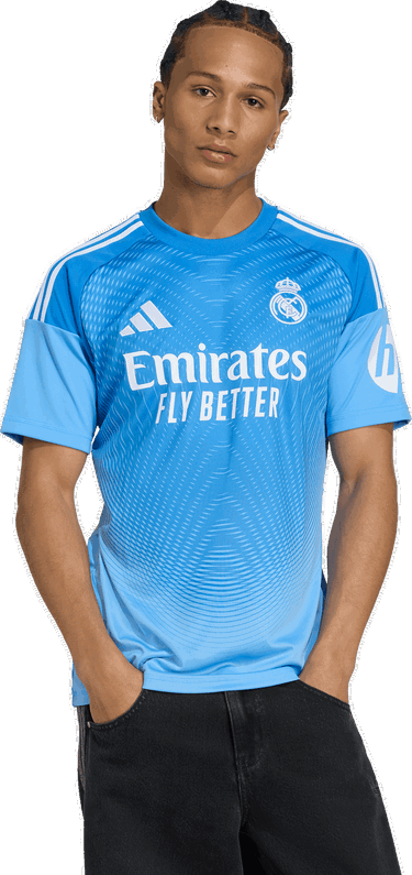Dres adidas Performance Real Madrid 25/26 Home Goalkeeper Jersey Modrá | JP4178, 4