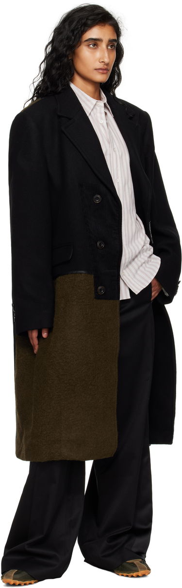 Kabáty Andersson Bell Andersson Bell Patchwork Wool Coat Čierna | awa709m, 3