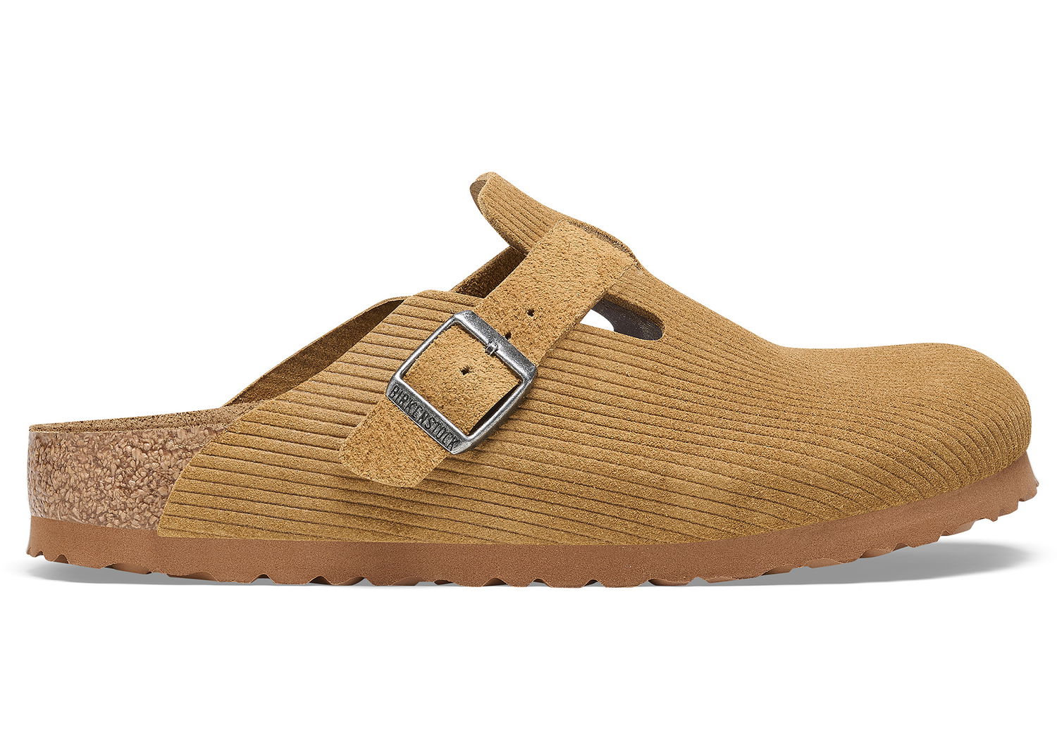 Tenisky a topánky Birkenstock Boston Embossed Corduroy Suede Cork Brown Hnedá | 1025647/1025668, 0