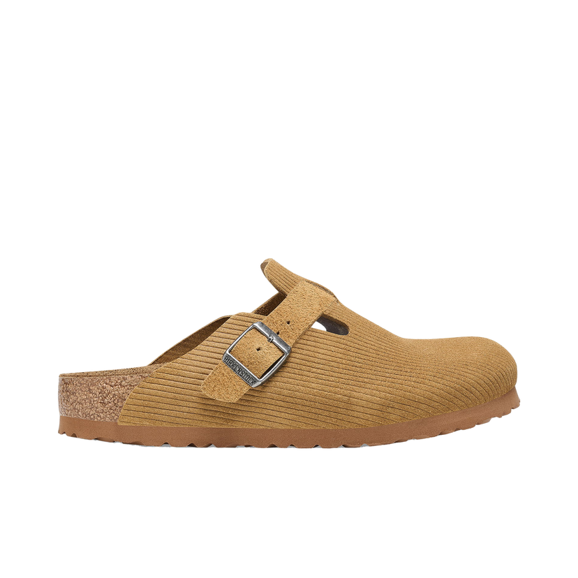Tenisky a topánky Birkenstock Boston Embossed Corduroy Suede Cork Brown Hnedá | 1025647/1025668