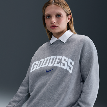 Sveter Nike Nike Sportswear Phoenix Fleece Crewneck Sweatshirt Šedá | IM0332-063, 0