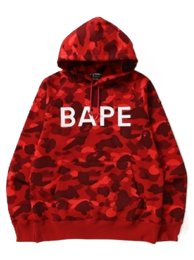 Mikina BAPE Color Camo Pullover Hoodie Červená | 1H20-114-006
