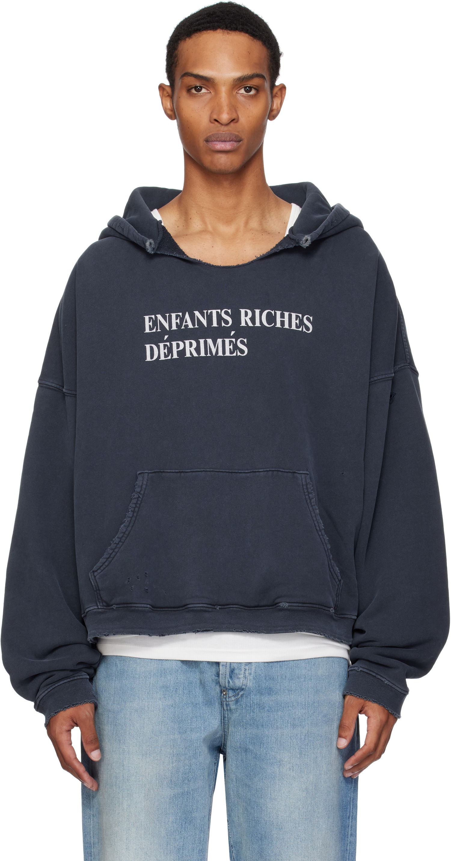 Mikina Enfants Riches Déprimés Enfants Riches Déprimés Classic Logo Hoodie Navy | 020-476, 0