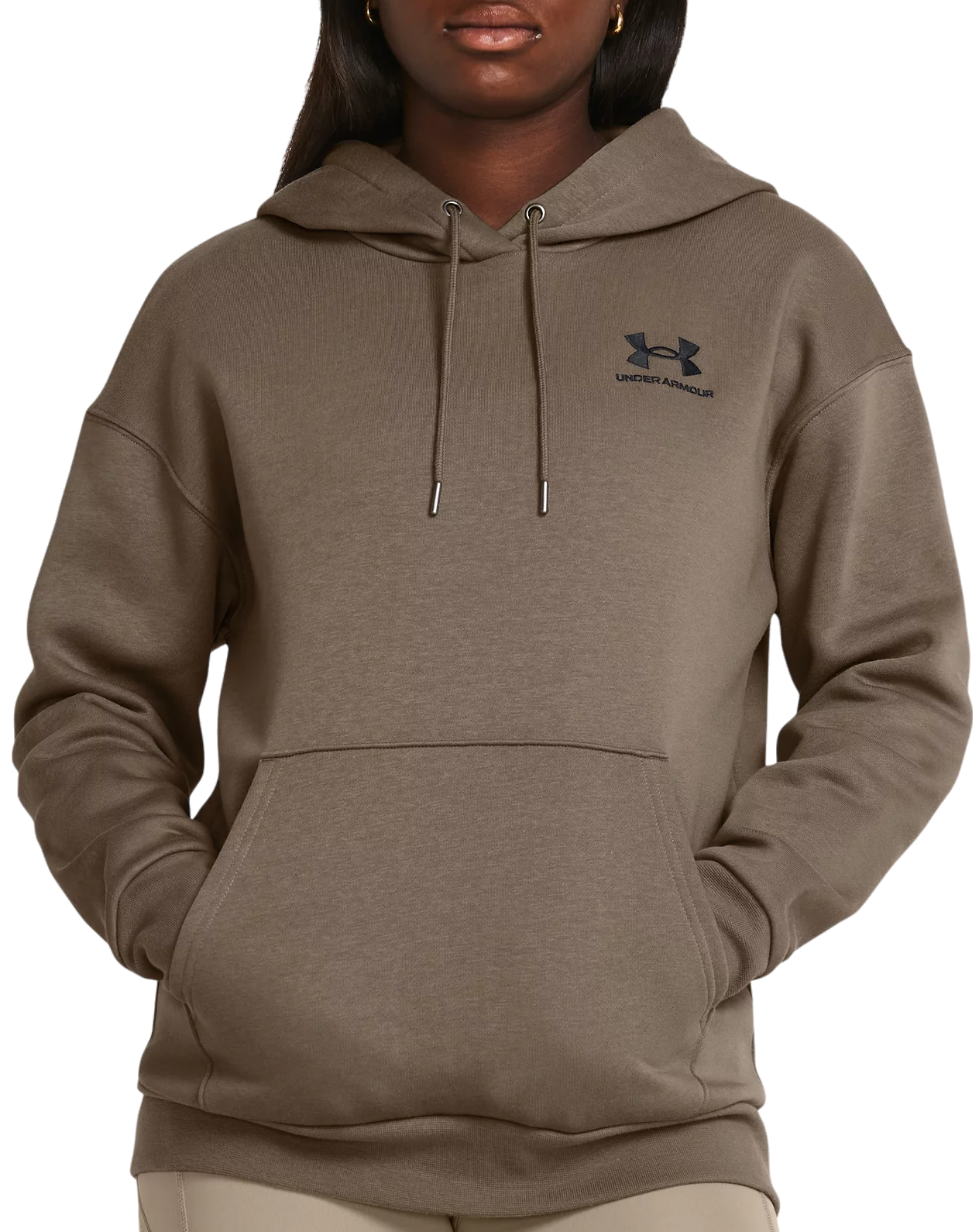 Mikina Under Armour Essential Fleece Hooded Sweatshirt Hnedá | 1373033-200, 0