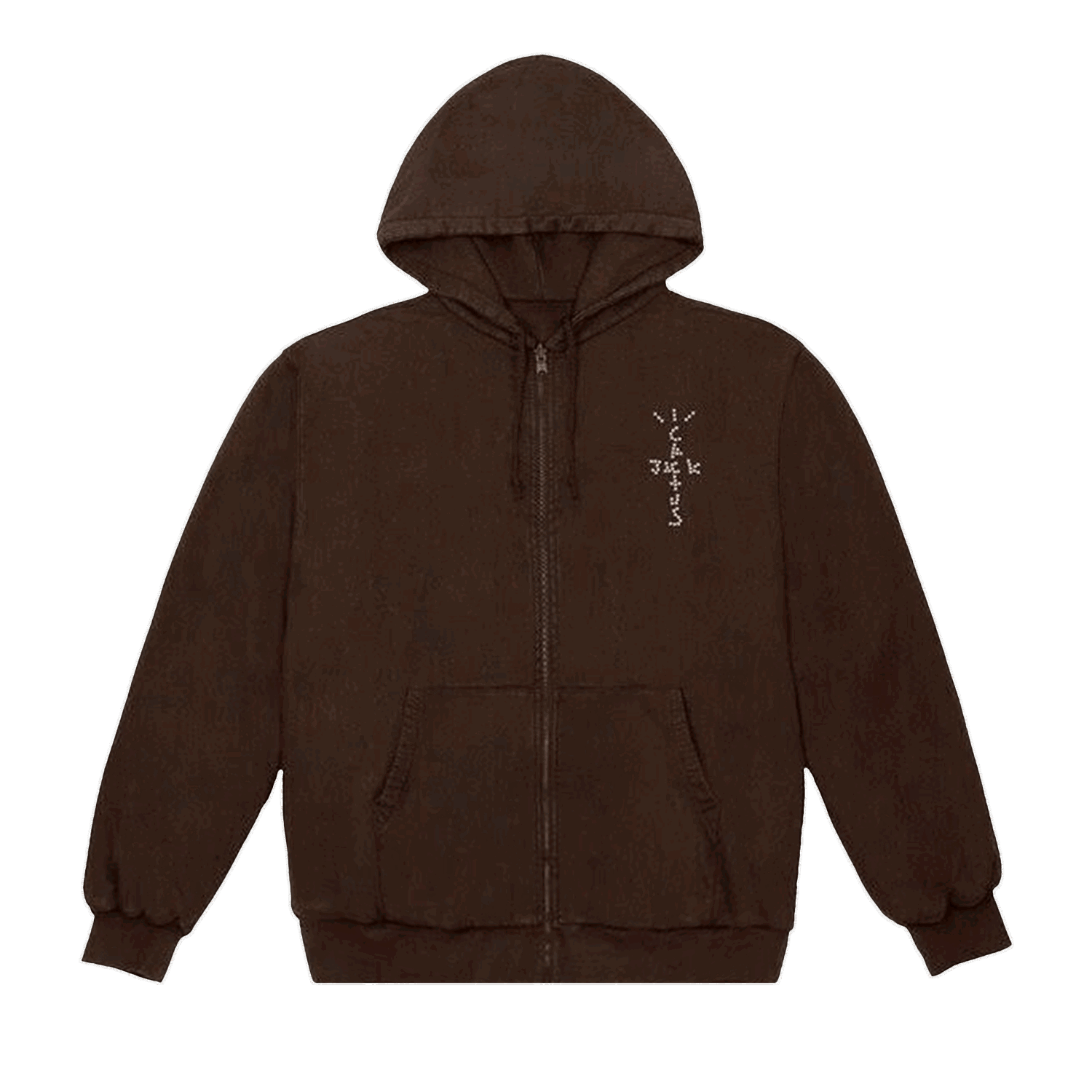 Mikina Cactus Jack by Travis Scott YUP! Zip Hoodie Hnedá | CJMFHS09 BROW, 0