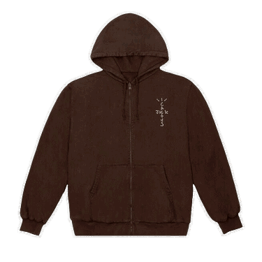 Mikina Cactus Jack by Travis Scott YUP! Zip Hoodie Hnedá | CJMFHS09 BROW, 0