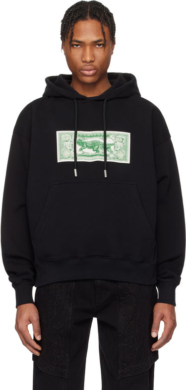 Mikina Off-White Off-White Banknote Arrow Skate Hoodie Čierna | OMBB085S25FLE00H1058, 0