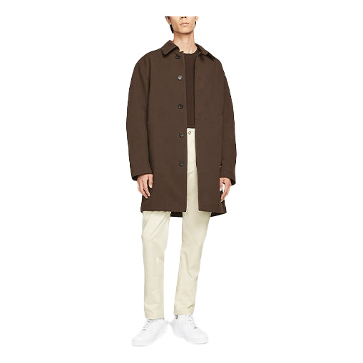 Trenčkot Nike Minimalistic Mid-Length Trench Coat Hnedá | DH2902-220