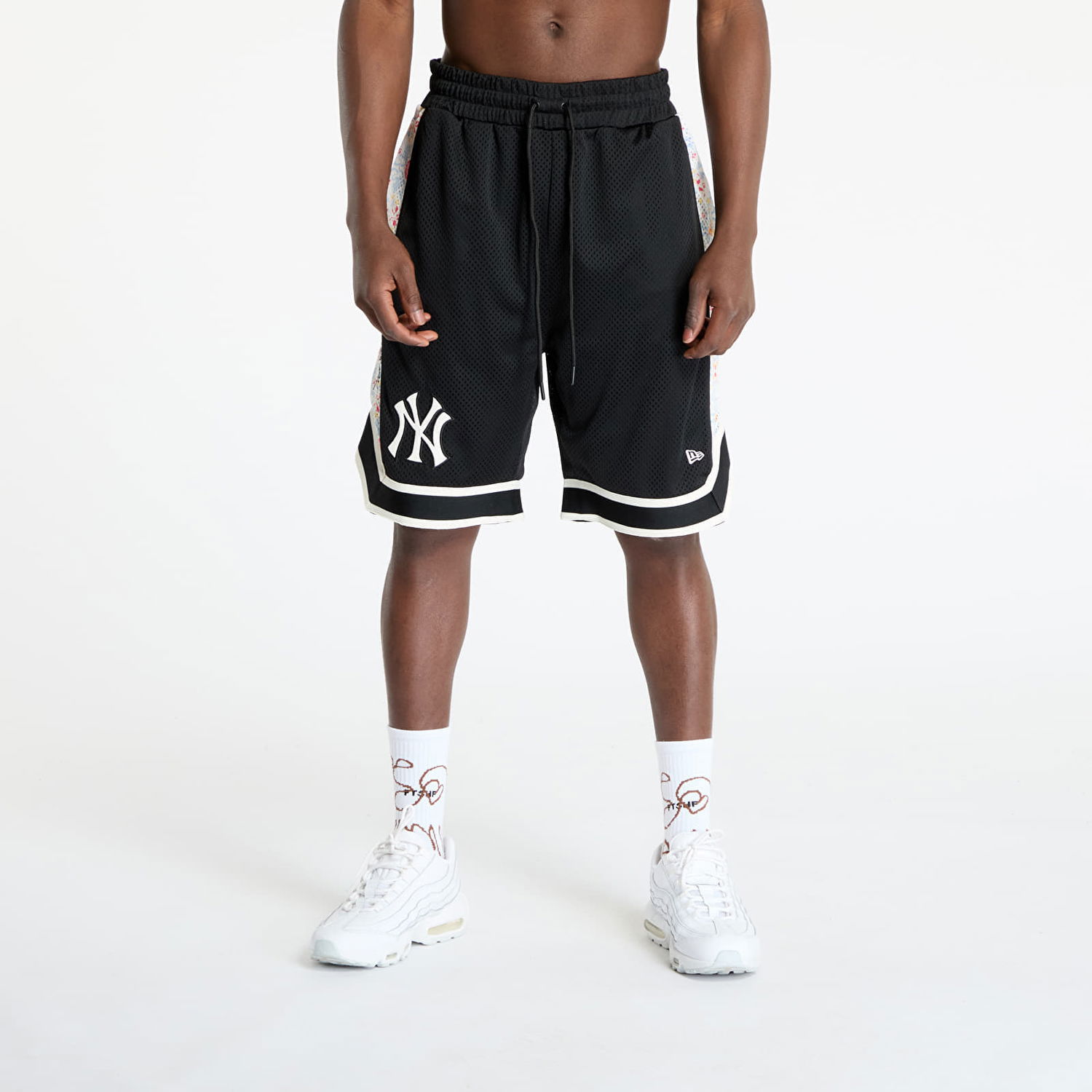 Šortky New Era New Era New York Yankees MLB Infill Mesh Shorts Čierna | 60667831, 0