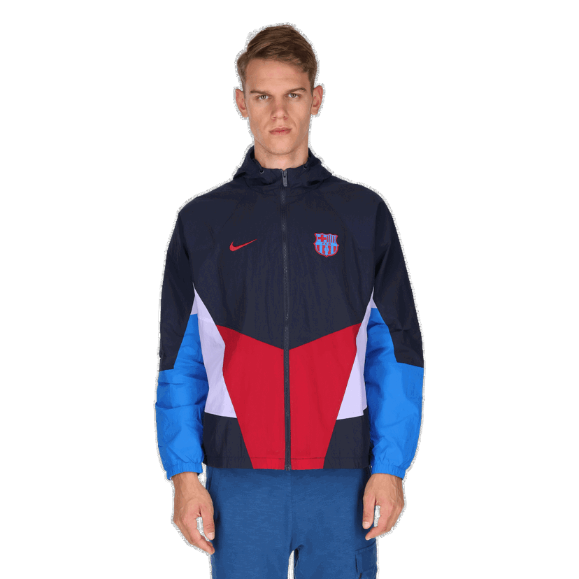 Vetrovka Nike FC Barcelona Woven Jacket Navy | DA2957-620
