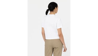 Crop Top Dickies Oakport Cropped T-Shirt Biela | DK0A4Y8L-WHX, 3