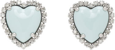 Náušnice Valentino Valentino Garavani Hyperbole Heart Earrings Modrá | 6W0J0Z47CEL, 0