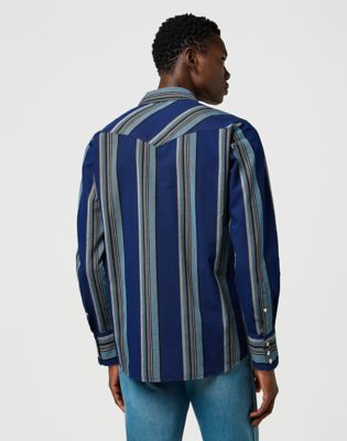 Košeľa Wrangler Wrangler Regular Western Shirt Modrá | 112371432:XXL, 0