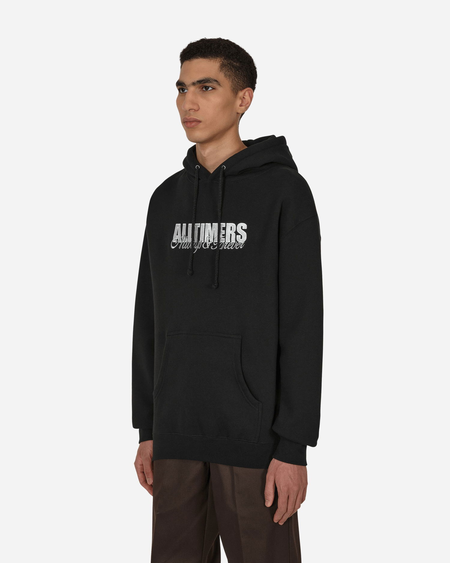 Mikina Alltimers Always Embroidered Hooded Sweatshirt Čierna | PN1777 001, 1