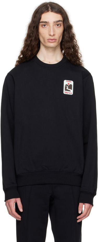 Mikina Casablanca Casablanca Sunset Valley Sweatshirt Čierna | U-MPF25-JTP-293-01, 0