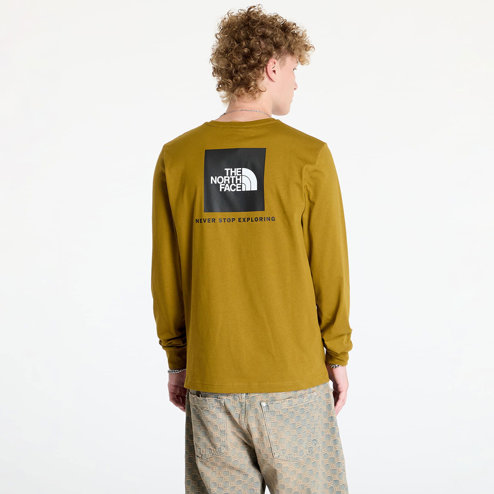 L/S Box Nse Tee Moss Green