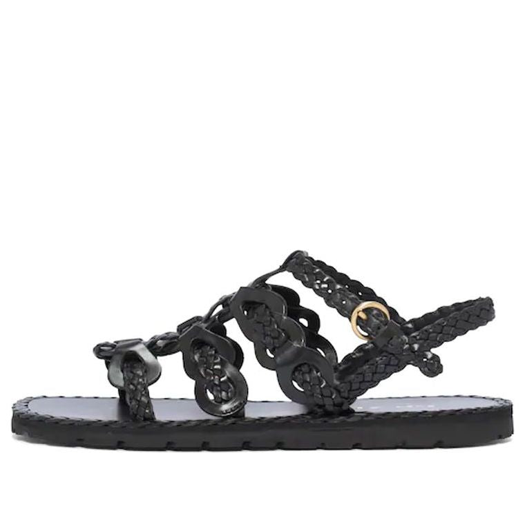 Tenisky a topánky Prada Braided Leather Sandals Čierna | 1X186M_027_F0002_F_A015