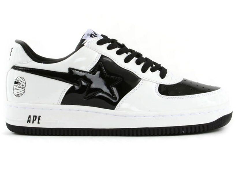 Tenisky a topánky BAPE A Bathing Ape Bape Sta Low Halloween Mummy Biela | FS-001 713