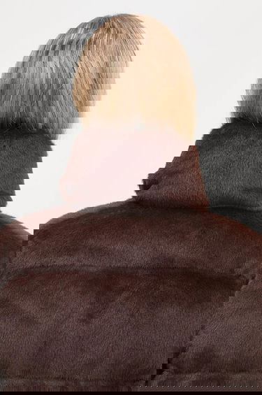 Prešívaná bunda Ottolinger Ottolinger Furry Strappy Puffer Jacket Hnedá | 1090602521, 4