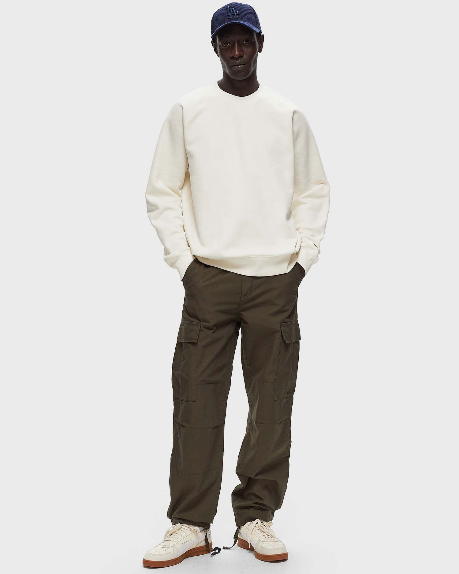 Mikina Carhartt WIP Chase Sweat Biela | I033660_0SH_XX, 0