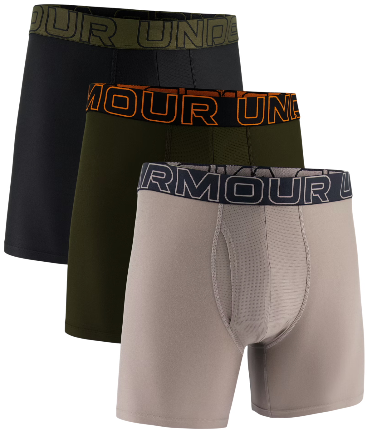Boxerky Under Armour Under Armour SOLID 6in 3 Pack Boxer Shorts Rôznofarebný | 1383878-200, 0