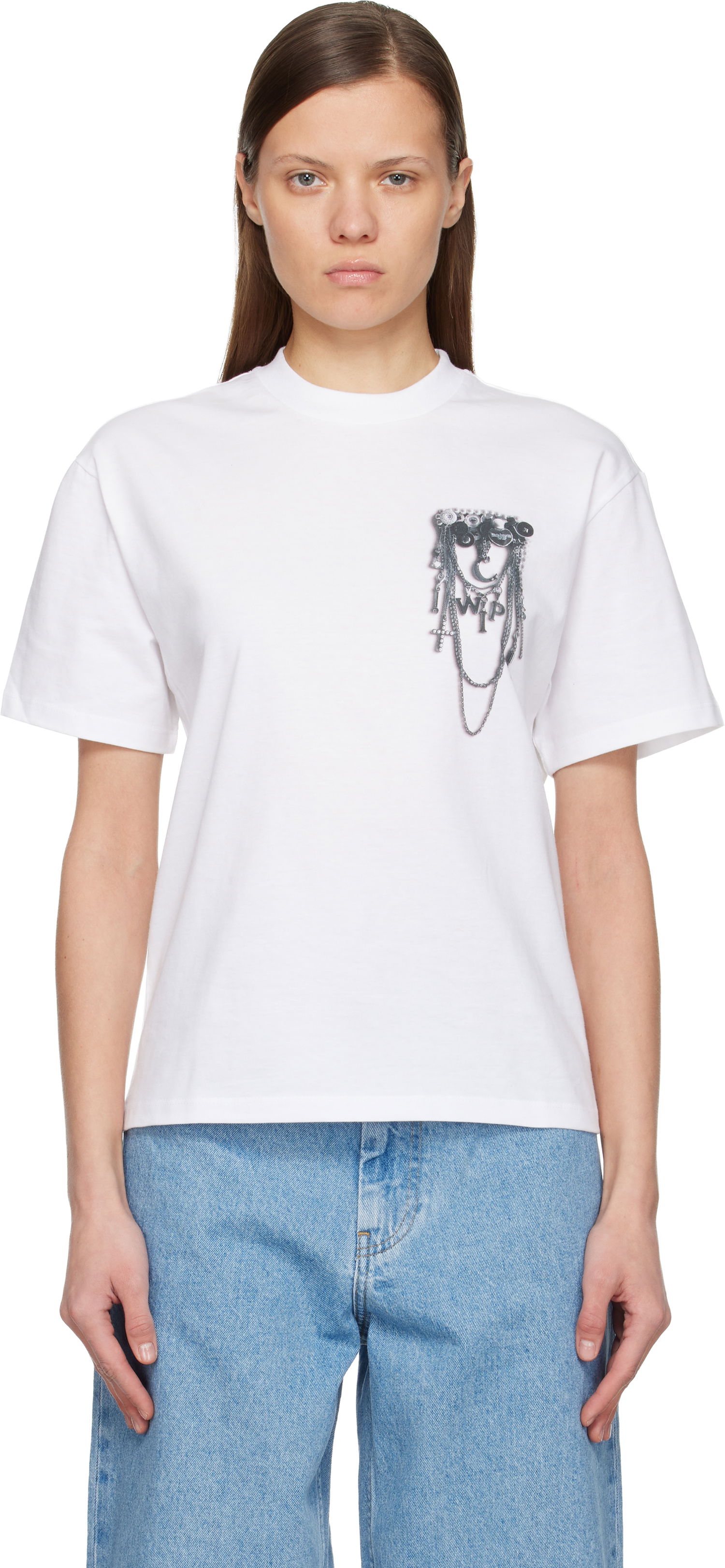 Tričko Carhartt WIP Work In Progress Inverted Charm T-shirt Biela | I036030 02XX, 0