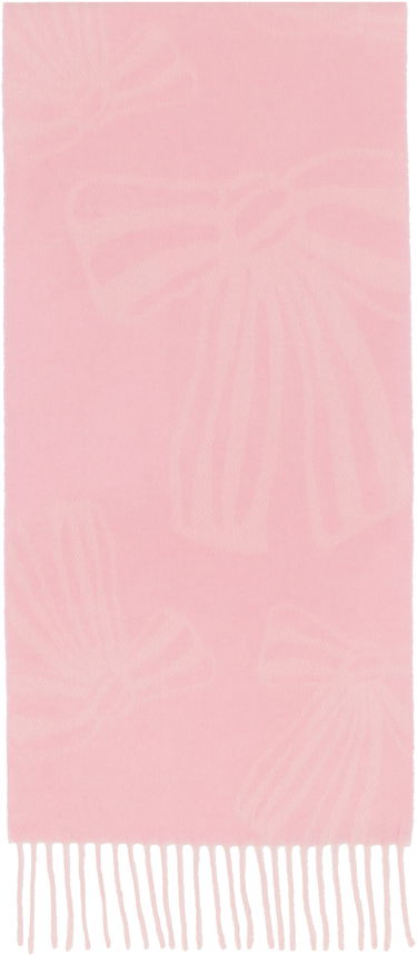 Šál Acne Studios Acne Studios Cashmere Jacquard Scarf Ružová | CA0366-, 1