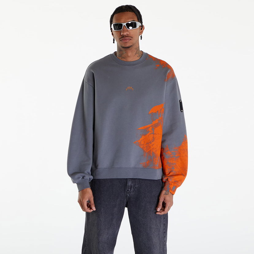 Mikina A-COLD-WALL* Brushstroke Crewneck Šedá | ACWMW184 Slate