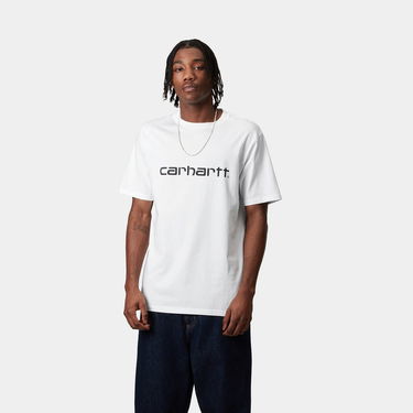 Tričko Carhartt WIP Script Short Sleeve T-Shirt Biela | I035700_8, 0