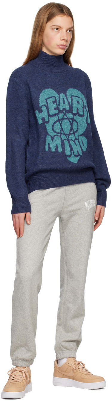 Sveter BILLIONAIRE BOYS CLUB Billionaire Boys Club Heart and Mind Turtleneck Sweater Modrá | B23142, 3