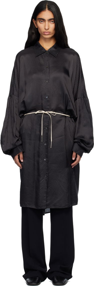 Šaty Dries Van Noten Striped Midi Dress Čierna | 252-011083-2267, 0