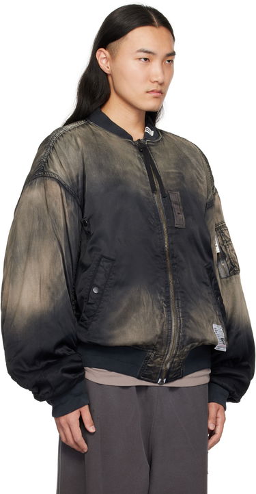 Bomber bunda Maison MIHARA YASUHIRO MIHARA YASUHIRO Distressed Flight Bomber Jacket Čierna | J13BL151, 1