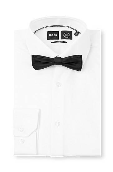 Opasok BOSS Silk Jacquard Bow Tie Čierna | 50480291, 1