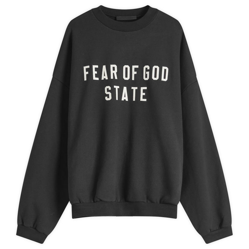 Sveter Fear of God Heavy Fleece Crew Sweatshirt Čierna | 192BT246230F