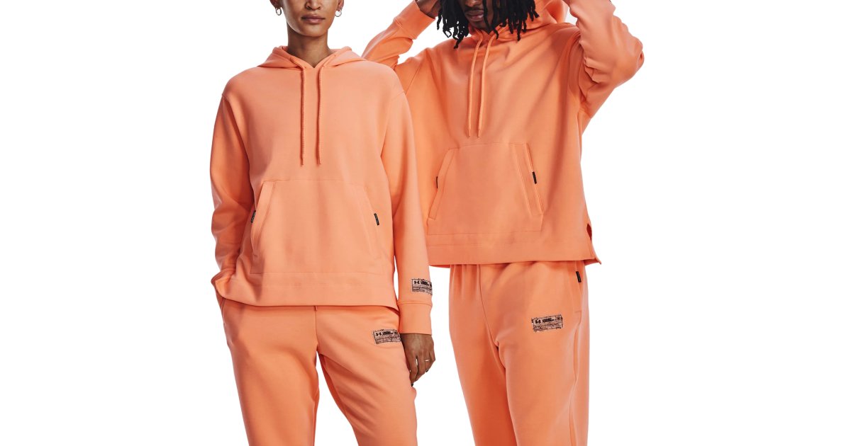 Mikina Under Armour Summit Knit Hoodie Oranžová | 1377173-868, 1