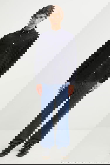 Košeľa Carhartt WIP Long Sleeve Madison Corduroy Shirt Regular Fit Button-down Collar Navy | I029958.0FHXX, 4