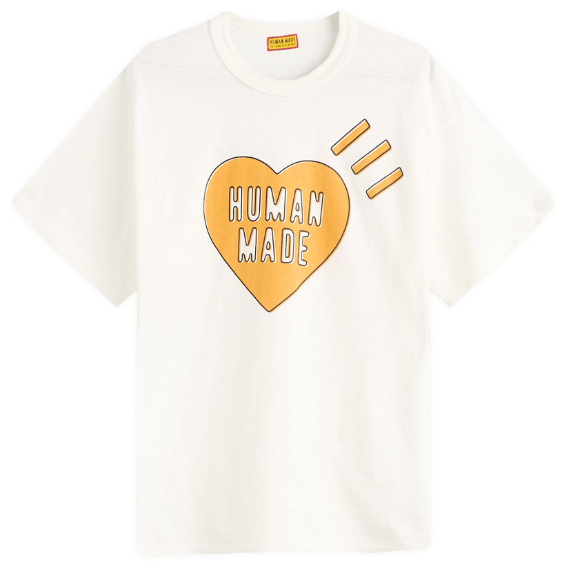 Tričko Human Made Human Made Heart Graphic T-Shirt, Size Large Biela | HM30TE002-WHT