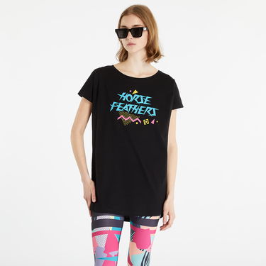 Tričko Horsefeathers T-Shirt Regina Top Čierna | SW886A, 0
