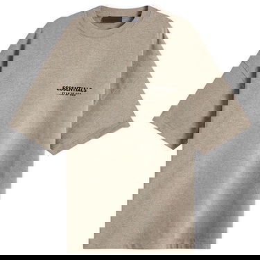 Tričko Fear of God Essentials Core Logo Jersey T-Shirt Hnedá | 125HO244369F, 1