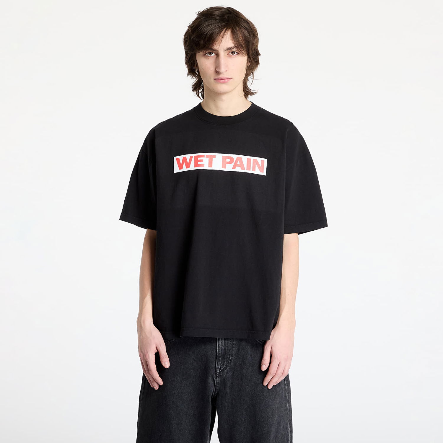 Tričko Pleasures PLEASURES Wet Pain T-Shirt Čierna | P25SP066 BLACK, 0
