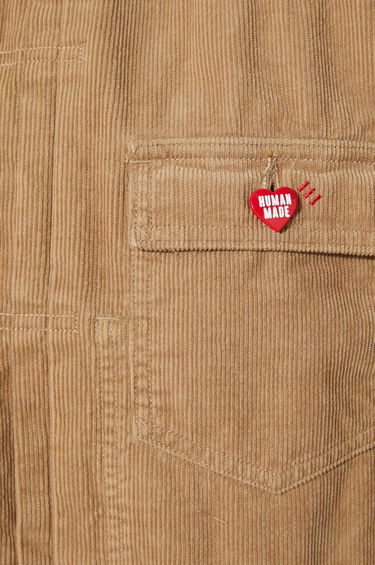 Bunda Human Made Dachs Corduroy Work Jacket Béžová | HM26JK005, 5