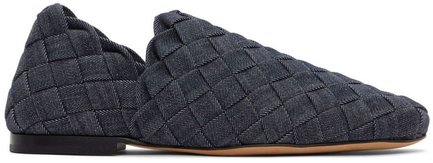 Tenisky a topánky Bottega Veneta Bottega Veneta Mattelassé Denim Loafers Modrá | 620304 V27B0, 0